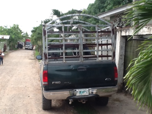 A look at the newest addition to enhance the truck's carrying capacity for palm fruit on the Miqueas farm.