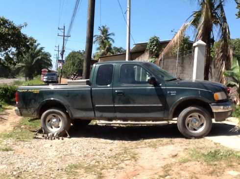 Our truck before we put offroad tires on it!